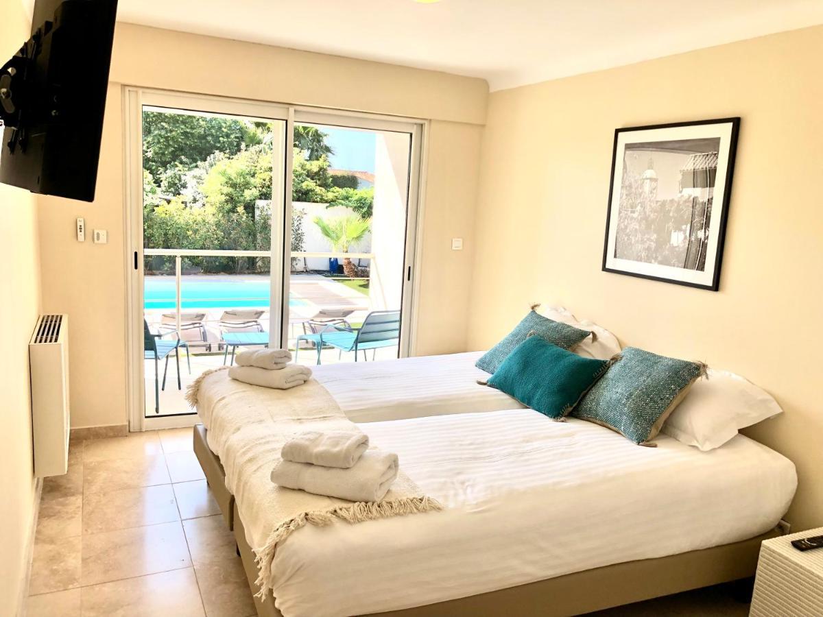 Villa Montfleuri, Vieille Ville A Pieds, Vue Mer, Piscine, 8 Pers Sainte-Maxime Esterno foto