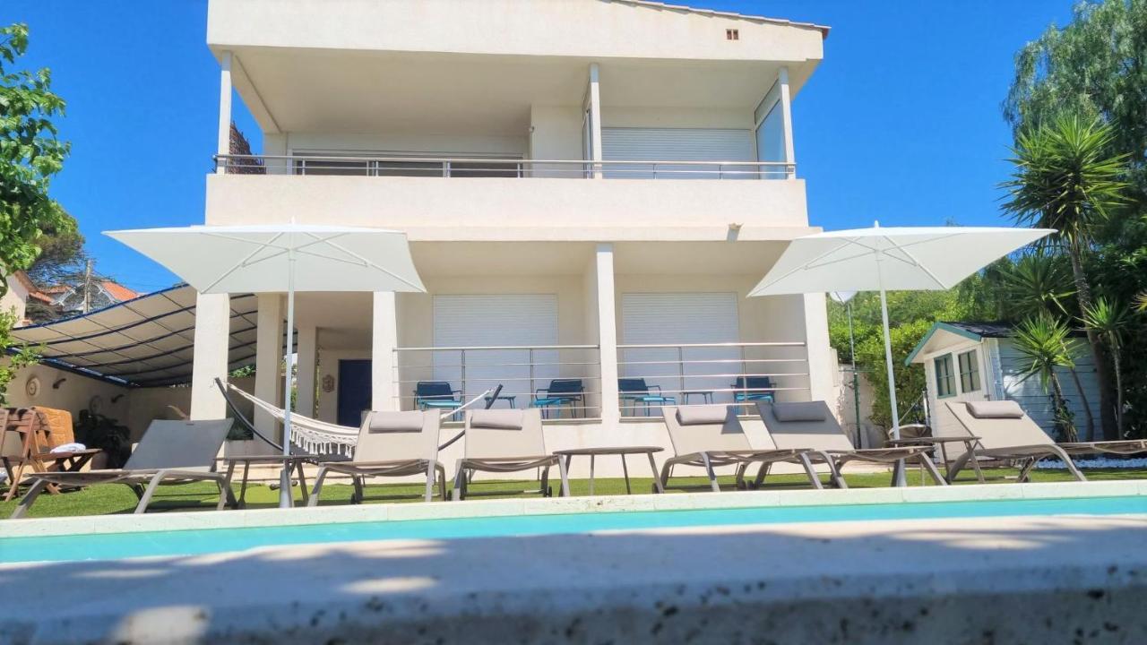 Villa Montfleuri, Vieille Ville A Pieds, Vue Mer, Piscine, 8 Pers Sainte-Maxime Esterno foto
