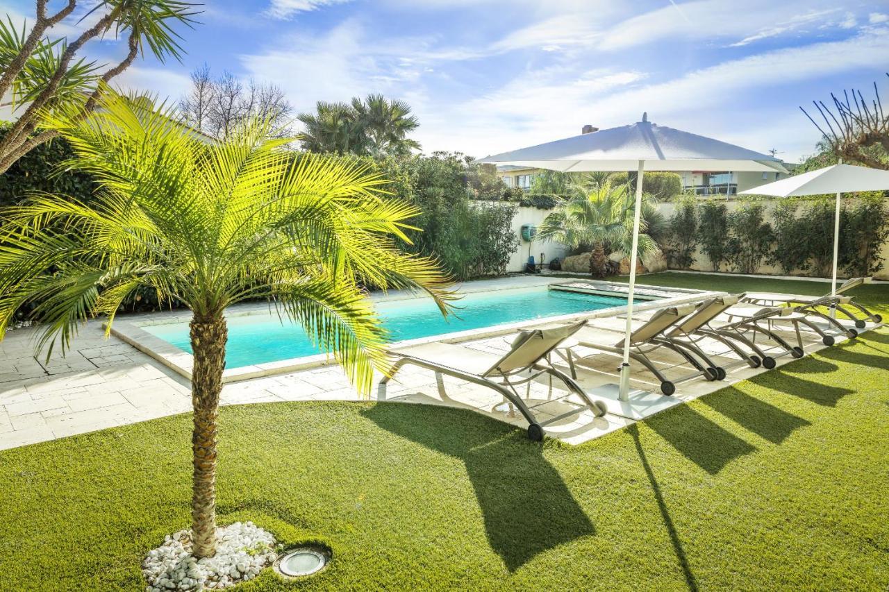 Villa Montfleuri, Vieille Ville A Pieds, Vue Mer, Piscine, 8 Pers Sainte-Maxime Esterno foto